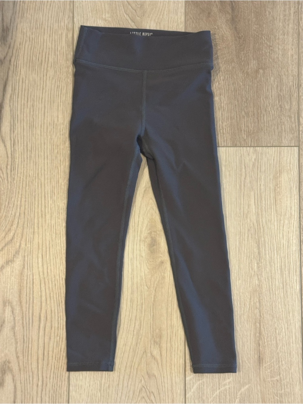 Little Bipsy Athletic Ribbed Leggings (Unisex) Grey 3-4T